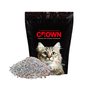 크라운캣앤도그 크라운 오리지날 벤토나이트 고양이 화장실 모래 6.3kg x 1개